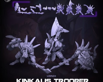 Kinkalis Troopers | Wargaming | sci-fi gaming | tabletop miniatures | Nebula miniatures| valentines gift