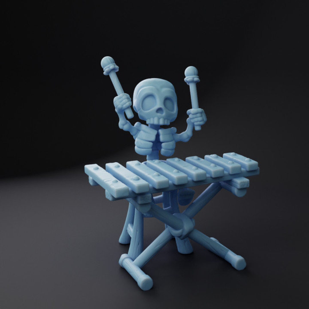 Xylophone Garry Skeleton Miniature Skeleton Bard Etsy