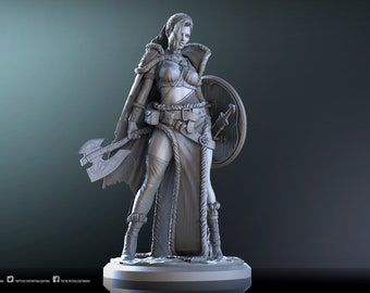 Gunnhild | Ritual Casting | Display miniature | Model miniature | female viking| viking lady | SFW female | NSFW FEMALE | viking Statue