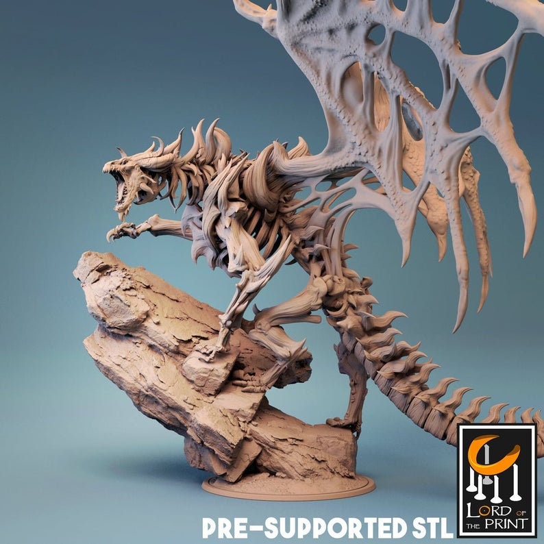 Drakonisch, 100mm Basis Lord of the print Dungeons und Drachen Pfadfinder Fantasy Miniatur DnD Valentinstag Geschenk Bild 2