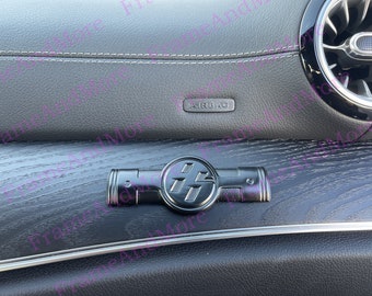 1 x raised 86 (Black) Dashboard, Center Console Emblem Badge Interior Exterior Logo For GT86 GR 86