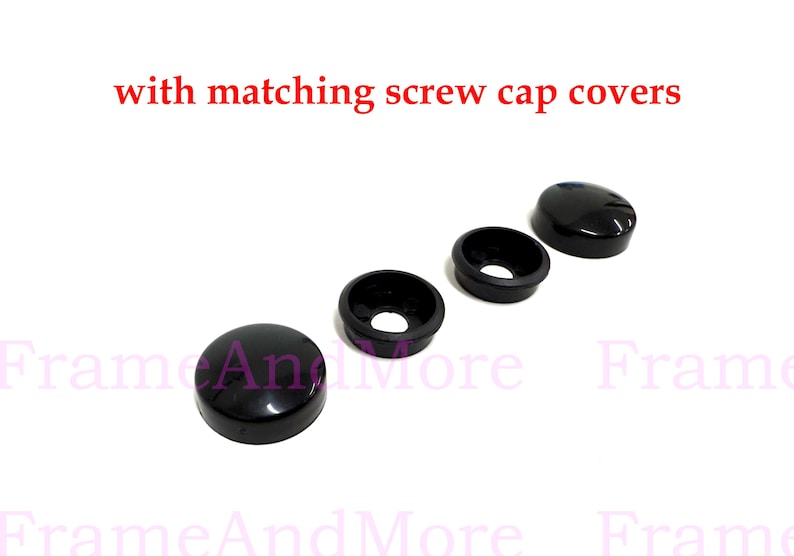 1 x Acura Carbon Fiber Box Style Stainless Black Metal License Plate Frame Holder image 4