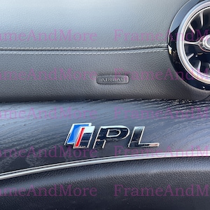 1 x 3D Raised IPL Metal Made Dashboard, Center Console Emblem Badge Interior Exterior Logo Infiniti Performance