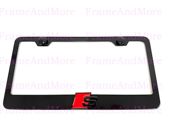 Black Stainless License Plate Frame Black TRD-Style 3D Emblem License Plate Frame &ndash; Stainless Steel, Rust-Free, 1-Year Warranty Trd Plate Frame