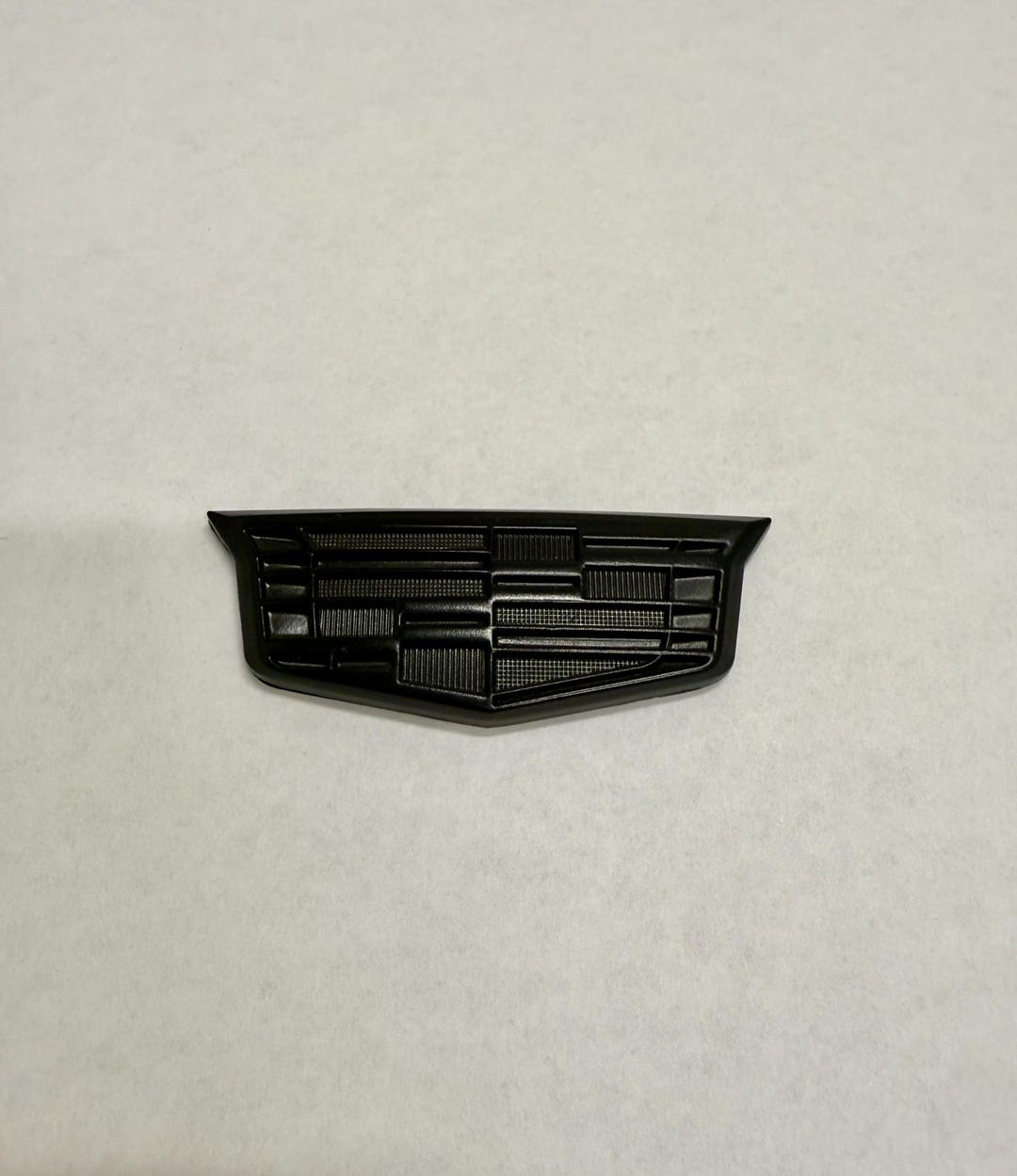 thumbnail image 2 of 3D Cadillac Crest Logo Front License Plate Frame - Mirror Chrome Aluminum 2 of 3