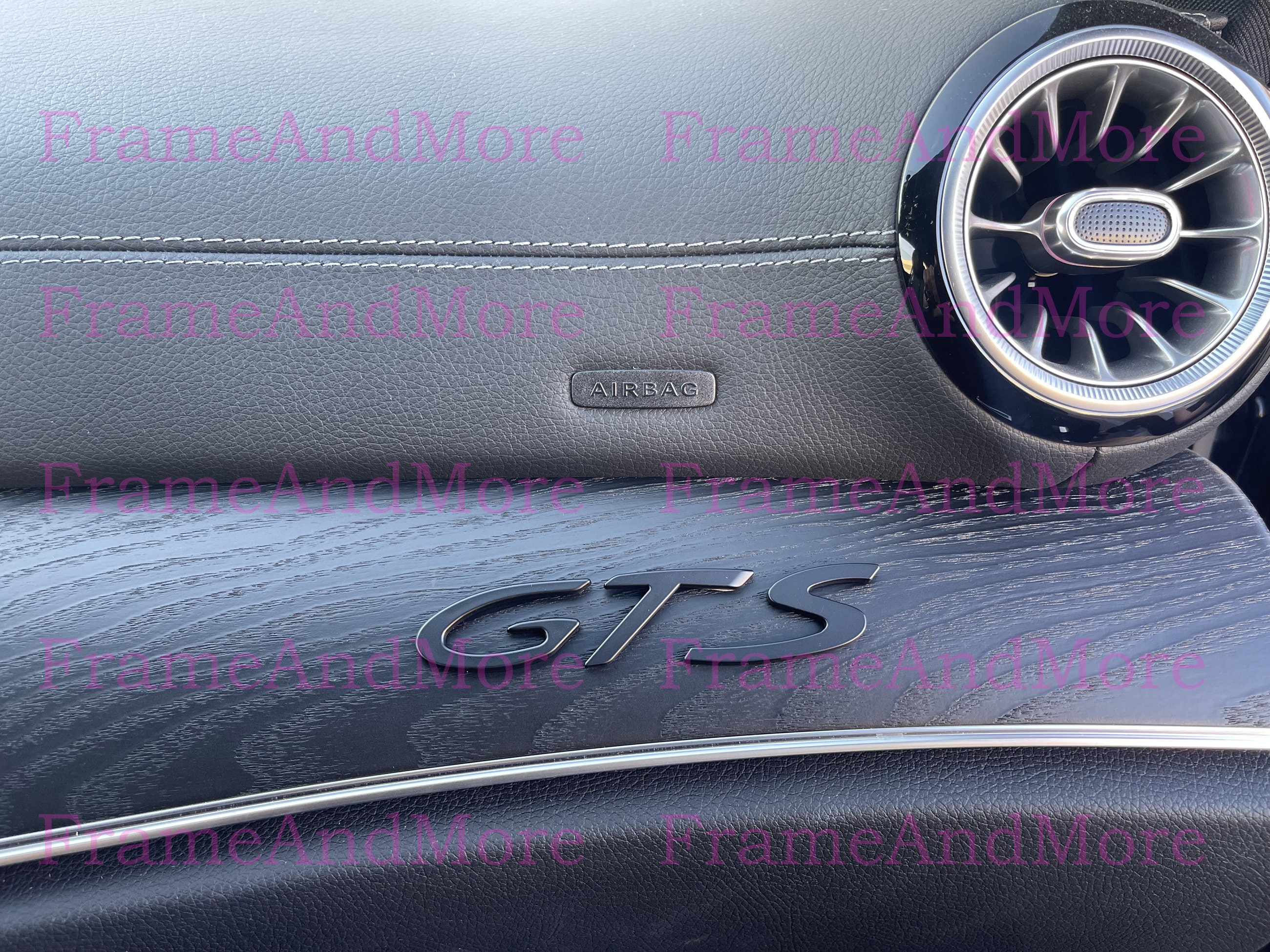 Racing_Gear 2x Mini Cooper Porsche Turbo Brush Aluminum Emblem Badge Sticker