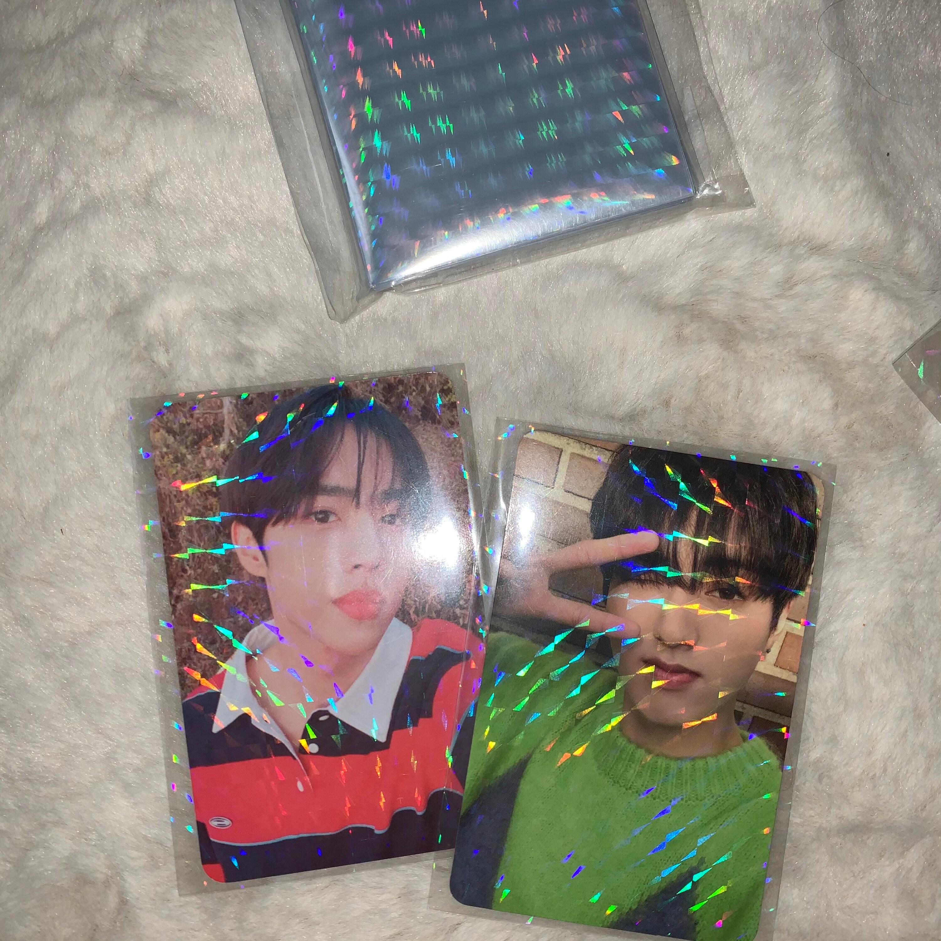 Kpop new gemstones holographic sleeves photocards 25/pc Etsy