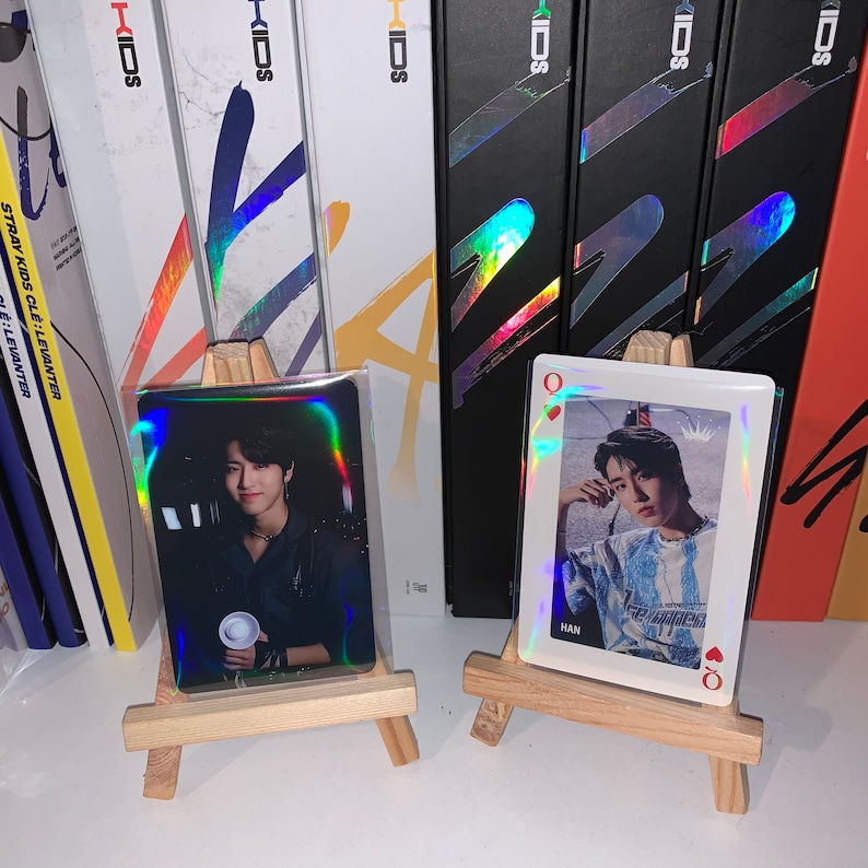 Kpop Holo Sleeves Photocards 35/pc Etsy