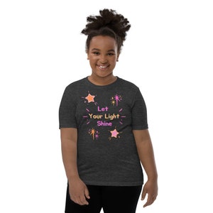 Let Your Light Shine Inspirational Youth T-shirt - Etsy
