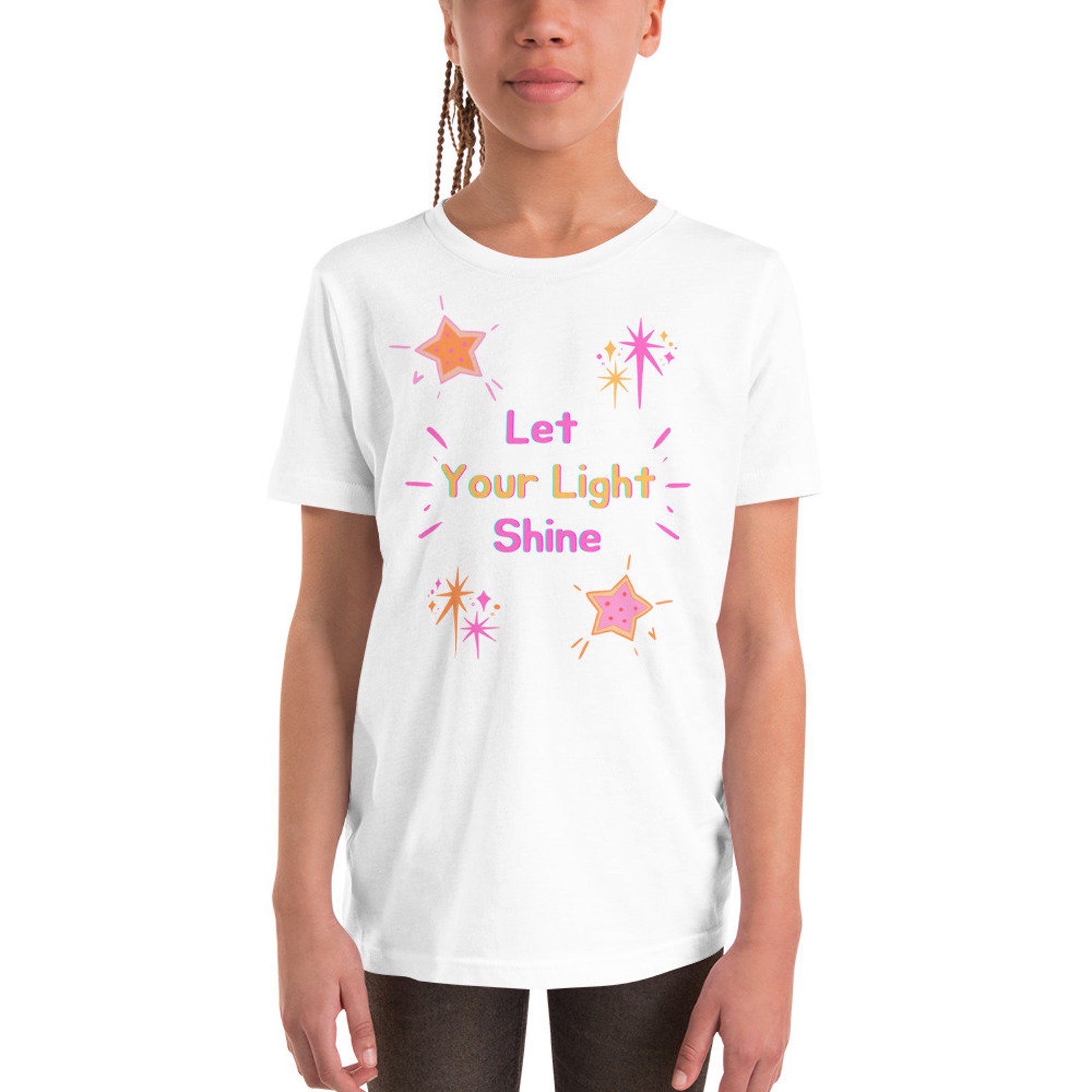 Let Your Light Shine Inspirational Youth T-shirt - Etsy