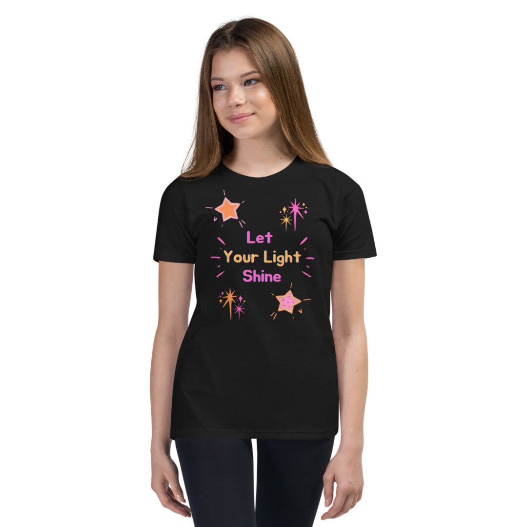 Let Your Light Shine Inspirational Youth T-shirt - Etsy