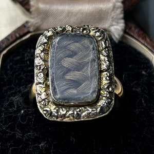 Victorian 9ct Gold Mourning Ring