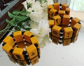 Made to Order Customised Vintage Mahjong Handmade Bracelet (Made to any size )