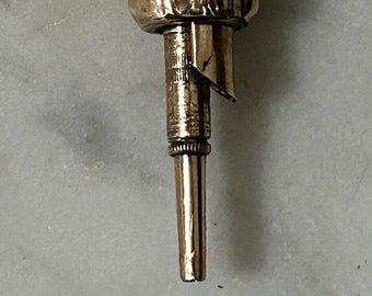 Vintage mekanisk penna med framdrivning, 9 karat guld