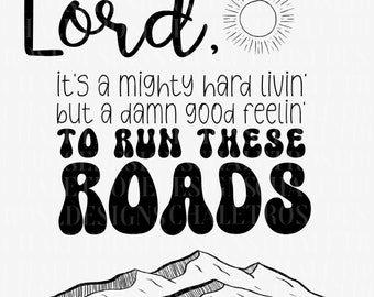 Whitehouse Road Tyler Childers PNG & SVG - Sag es auf dem Berg Sublimation, Country-Musik PNG, Cricut Cut-Datei, Cricut svg, Vinyl-Datei