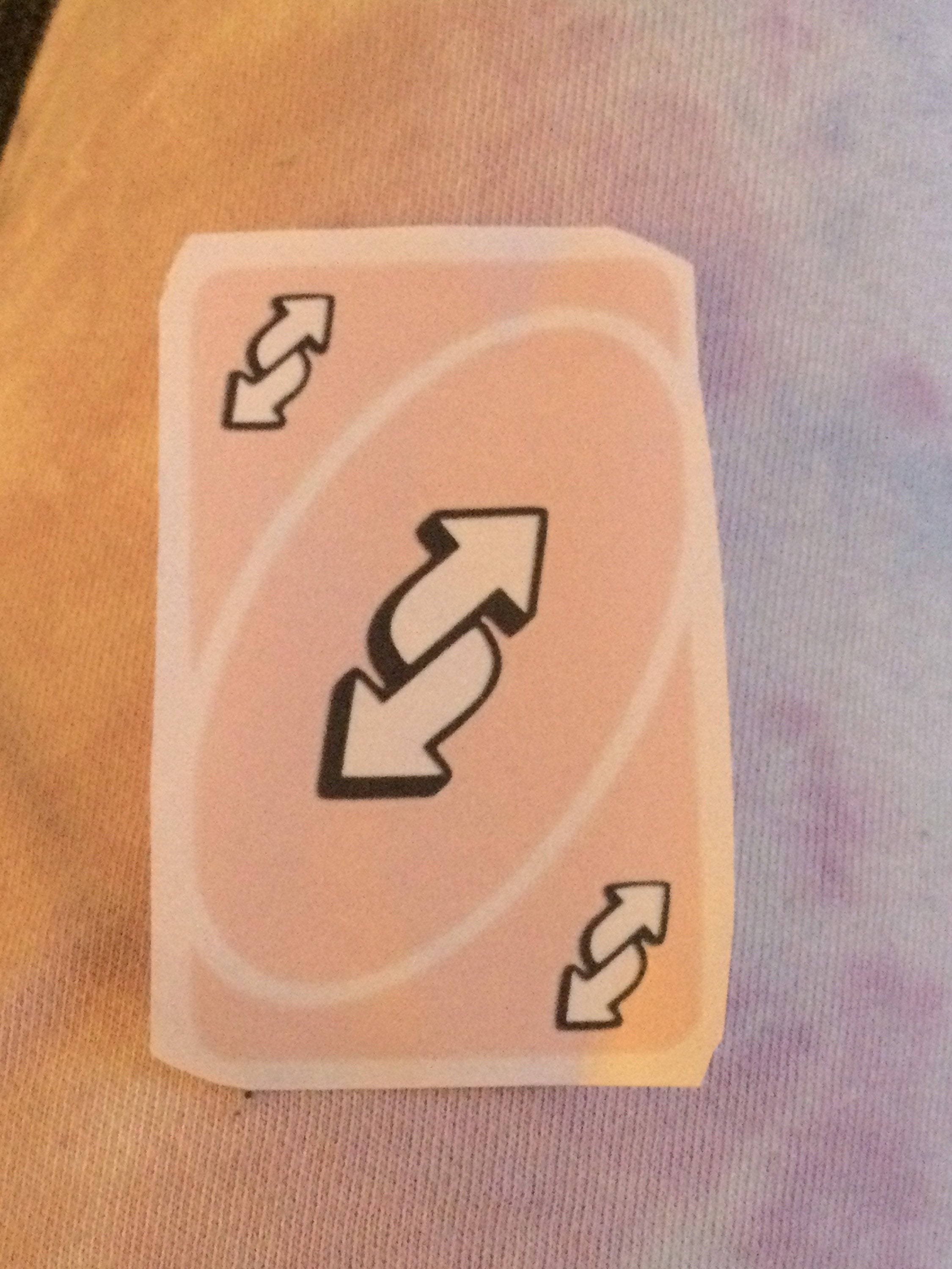 Pastel Pink Uno Reverse Card - Etsy Finland