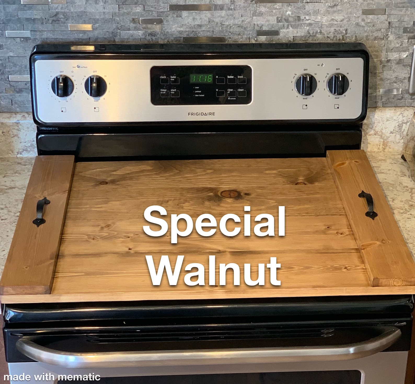 Noodle board stove cover for glass top stove Etsy