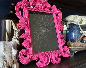 Real preserved spider web, gothic spider web home decor