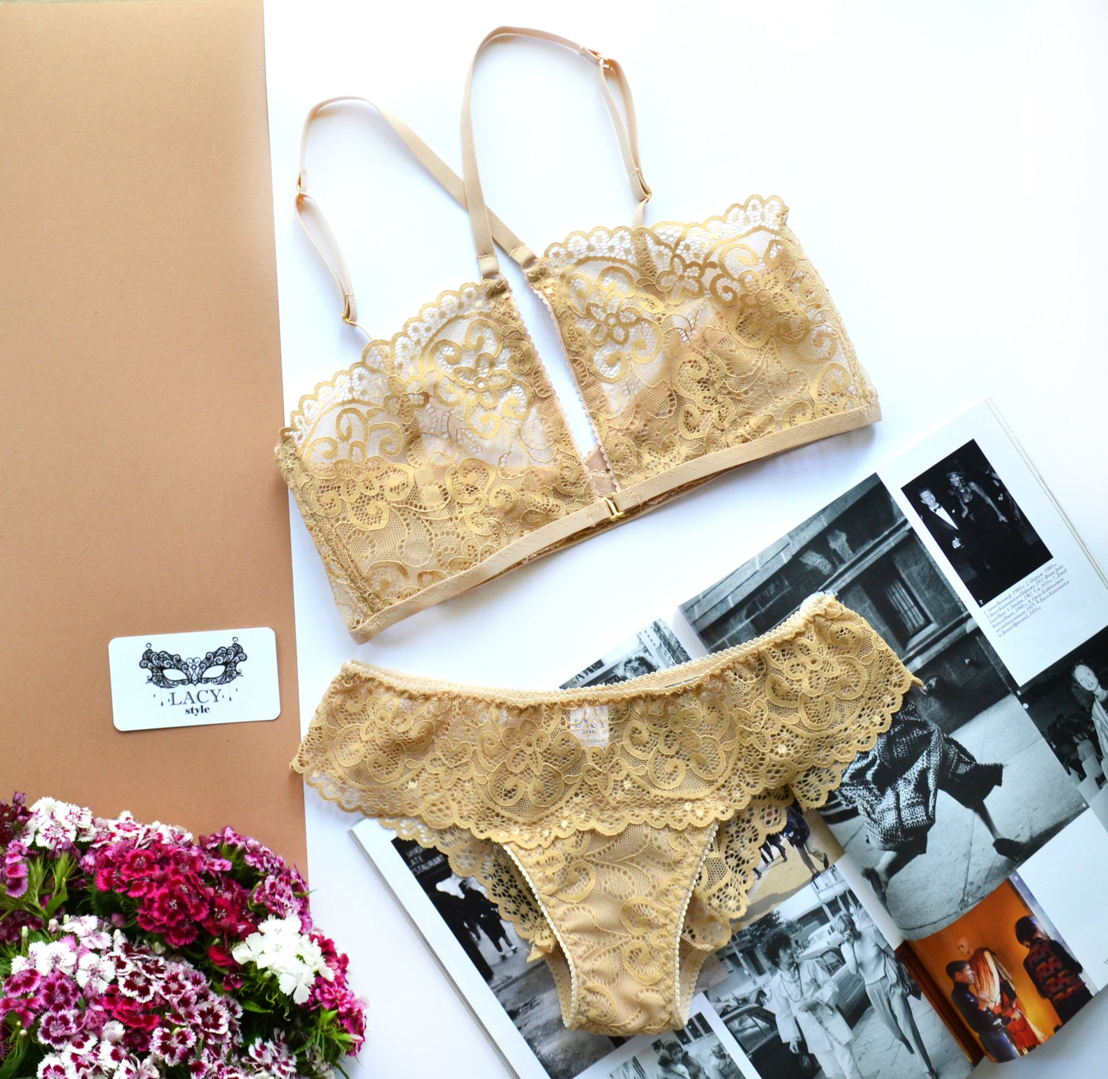 Nude lingerie/Sexy lingerie/See through lingerie/Gift for | Etsy