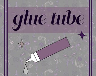 Press On Nail Glue Tube || extra nail glue, nail glue tube, stick on nails, nail supplies, false nail glue, press on nail glue extra