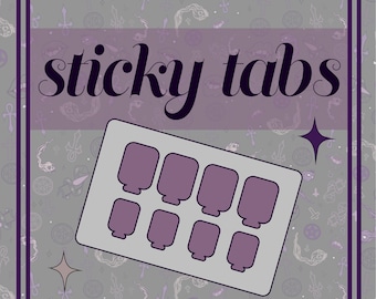Press On Nail Sticky Tabs || extra nail glue, nail tabs, sticky tabs nails, nail supplies, false nail glue, press on nail sticky tabs