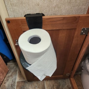 Toilet paper holder  Diy toilet paper holder, Toilet paper holder, Rv  toilet paper