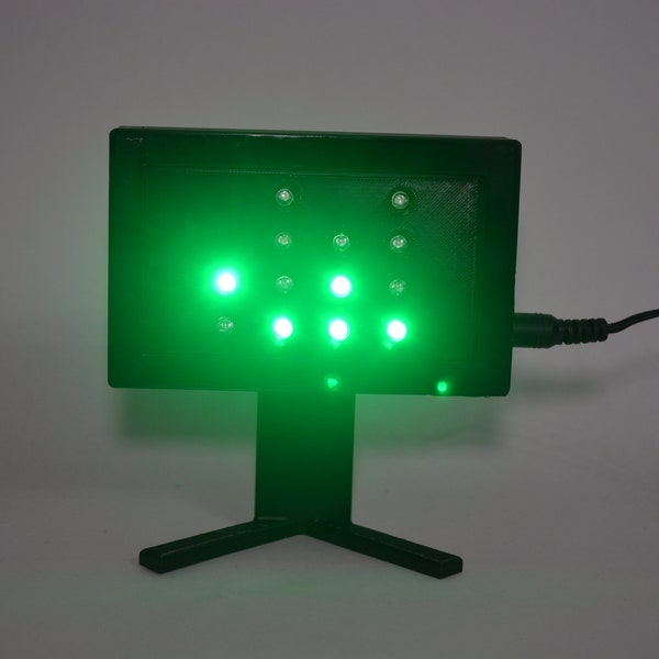 LED Binary Clock with wall mount
