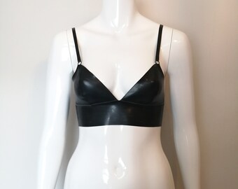 latex bralette