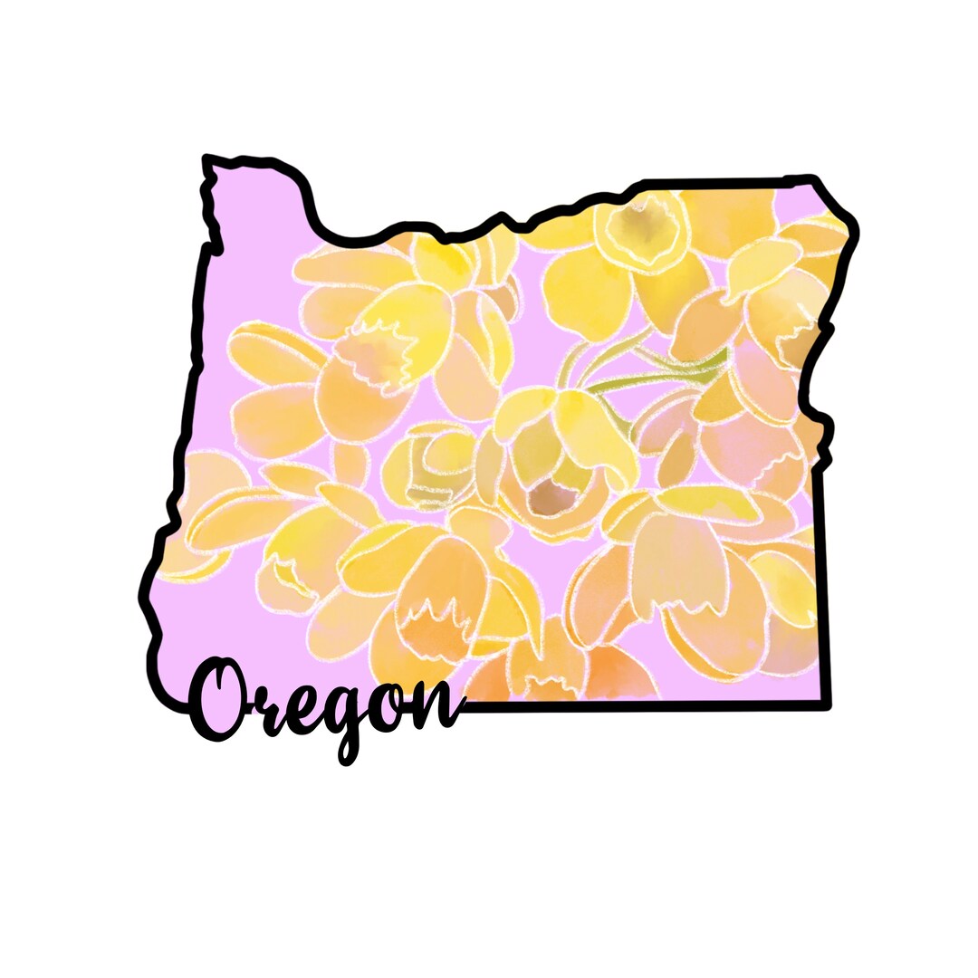 Oregon State Flower Sticker Oregon Grape Sticker State Flower