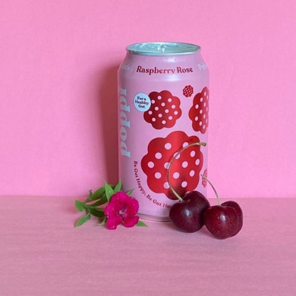 Soy Wax Poppi Can Candle - Rose Scented - Handmade and Ecofriendly - Soda Can Candle - Eco-Friendly Birthday Gift - Recycled Can Candle