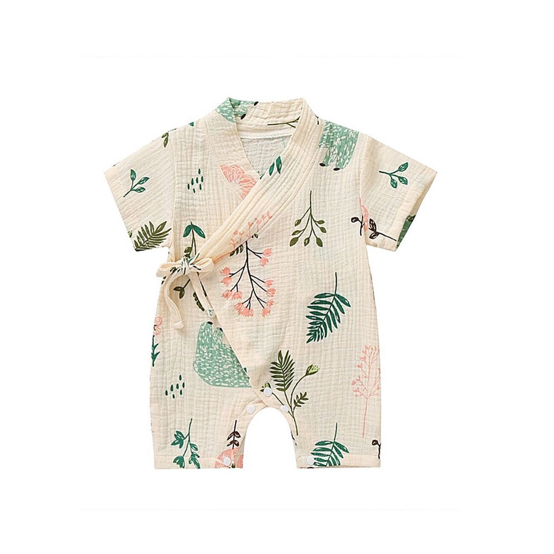 Baby Kimono Baby Kimono Romper Muslin Cotton Kimono Baby Etsy
