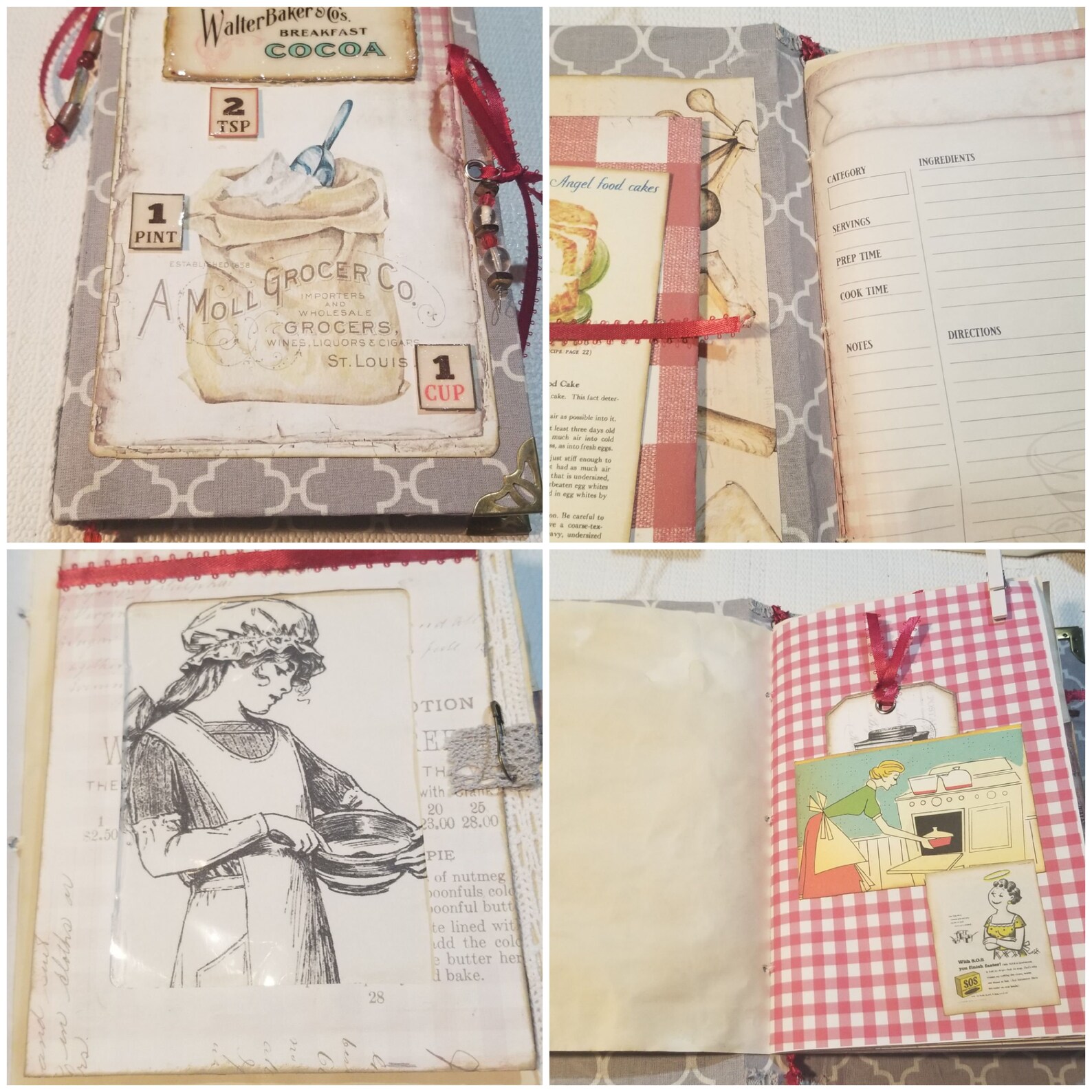 The Cookbook recipe journal & notebook Etsy