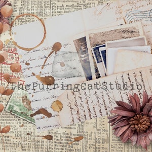 Hai posta! - Kit carta digitale (per diari spazzatura e art journaling)