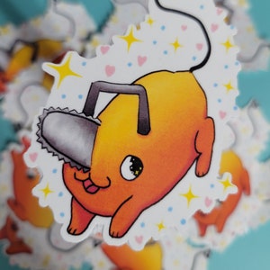 Chainsaw Dog - Anime sticker