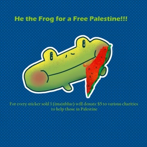 He the Frog **Charity Sticker**