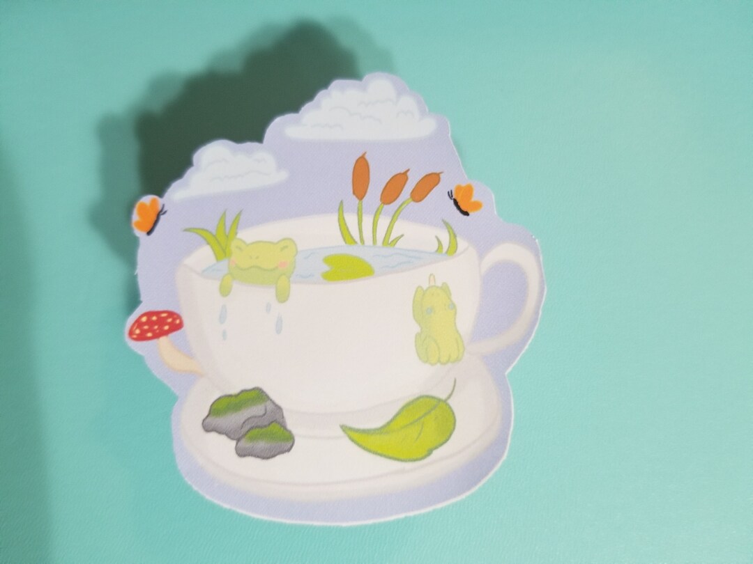 Frogs in a Teacup Etsy