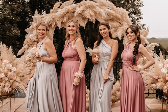 Hochwertiges Brautjungfer Kleid / Multiwrap Kleid / - Etsy