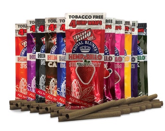 Royal Blunt Hemparillo Wraps - All Flavours Available - 4 per Pack