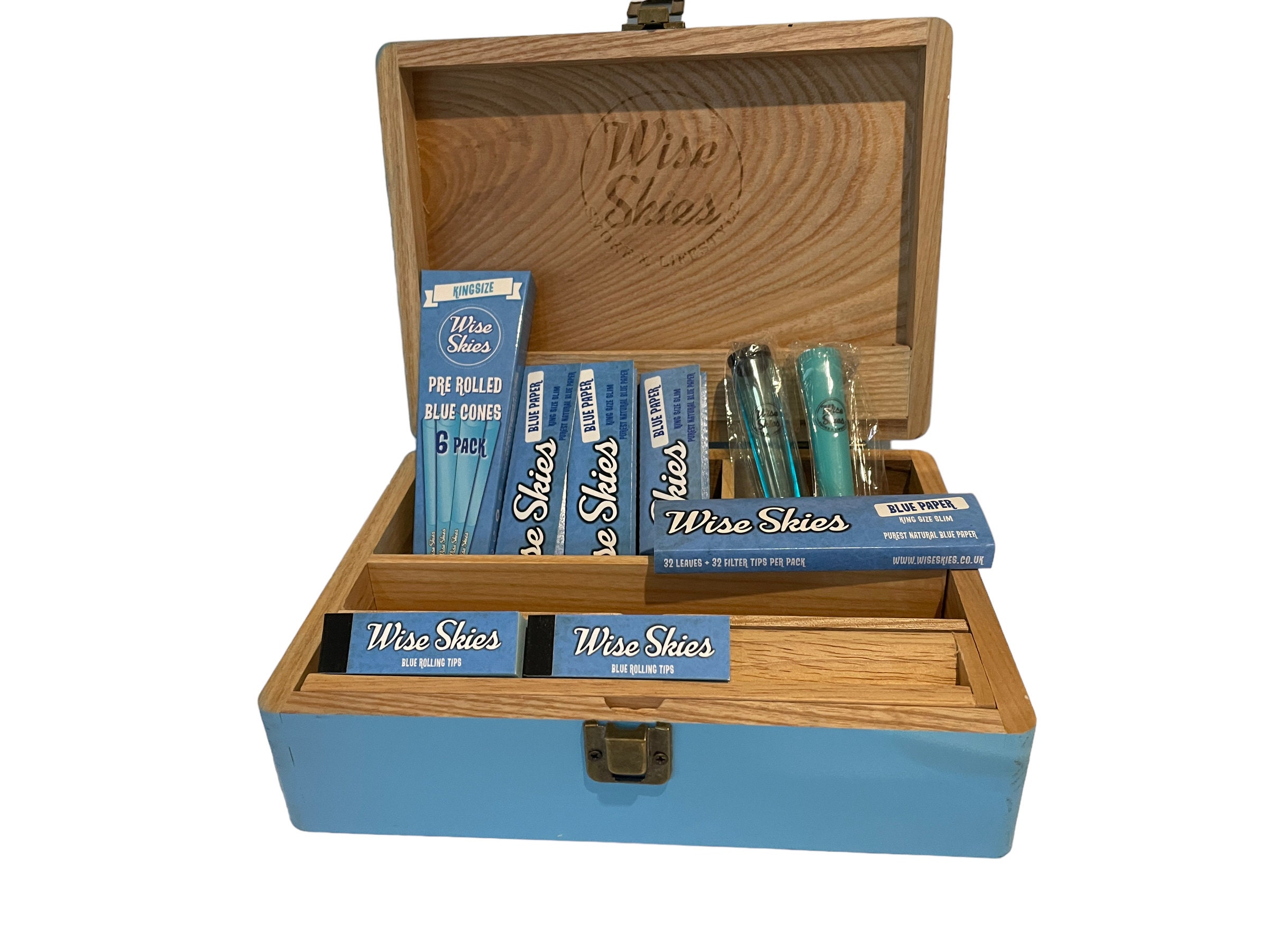 Sky Arches Pocket Pill Box Small Pill Container for Handbag Blue Aqua  Bathroom Decor Gift for Grandma, Grandpa, Mum, Dad 