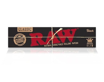 Raw Black King Size Classic Rolling Papers - Multi Buy Listing - Genuine Raw