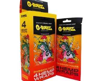 G-rollz Passion Haze Hemp Wraps - 4 Per Pack