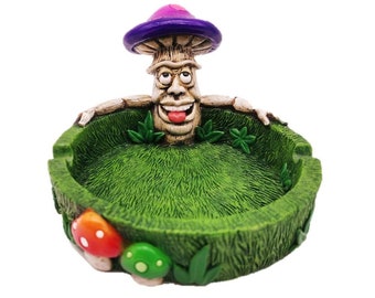 Mushroom Man Ashtray - Resin Smokers Novelty Ashtray