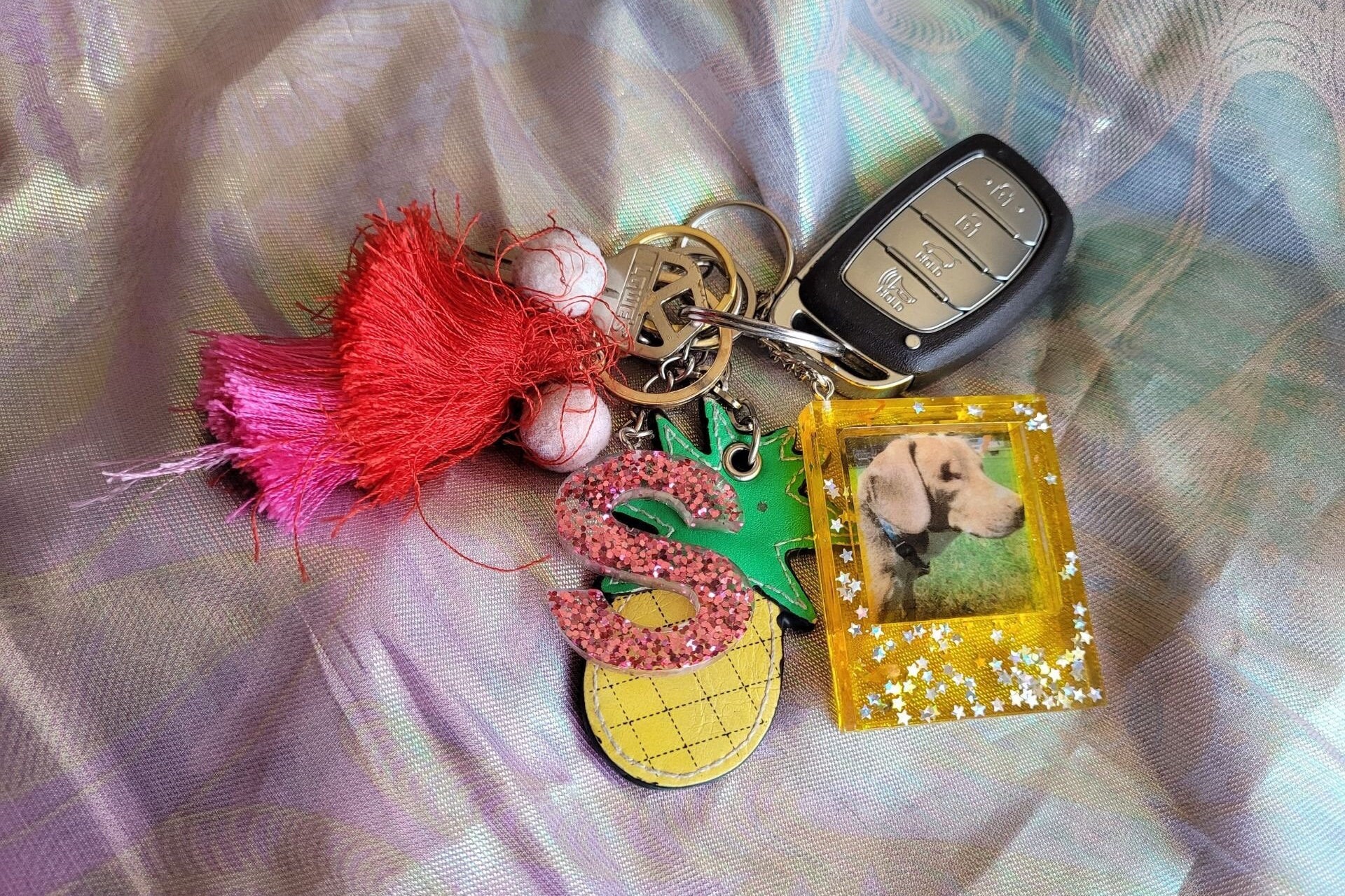 Custom Resin Photo Frame Keychain Etsy