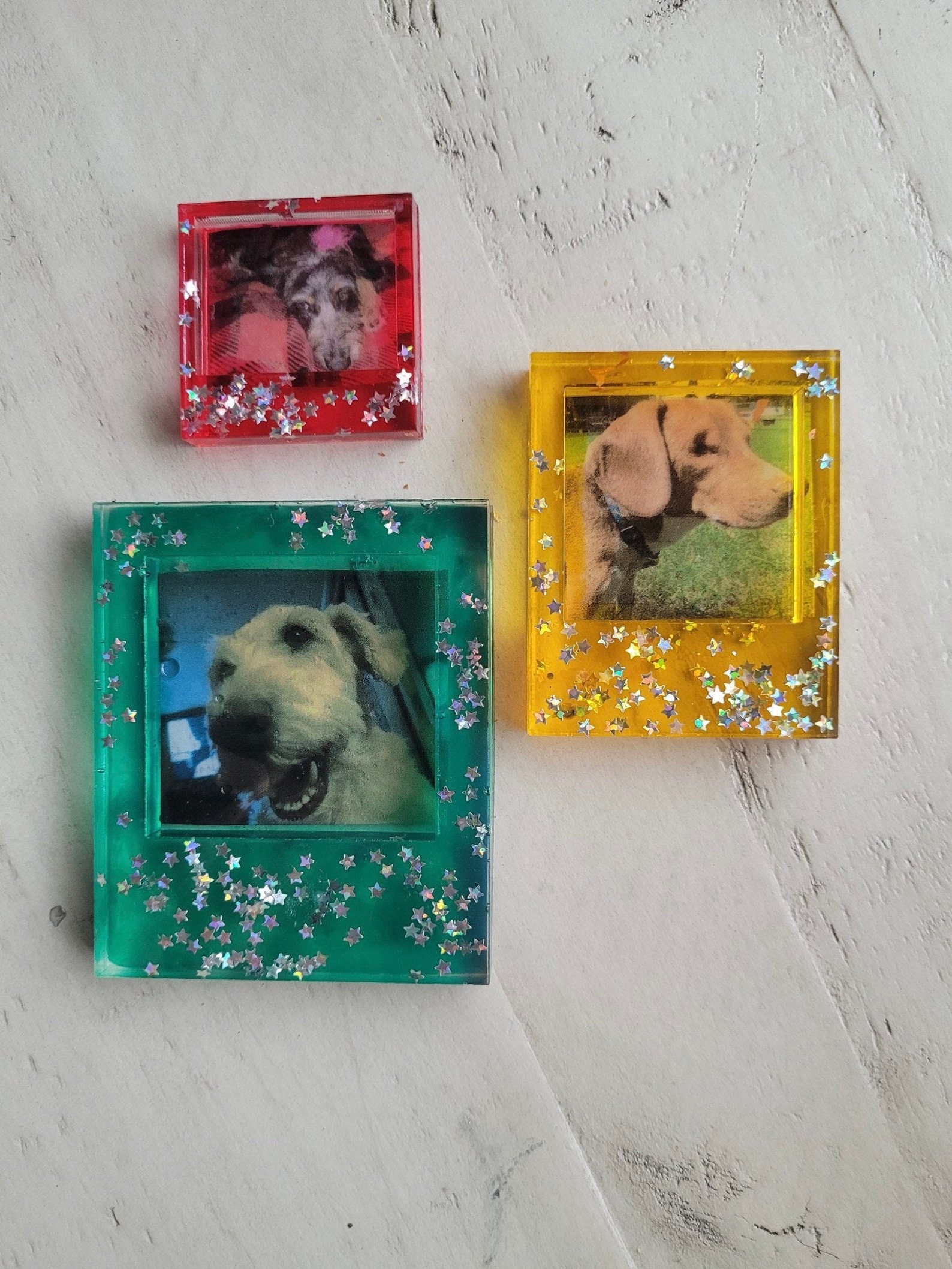 Custom Resin Photo Frame Keychain Etsy