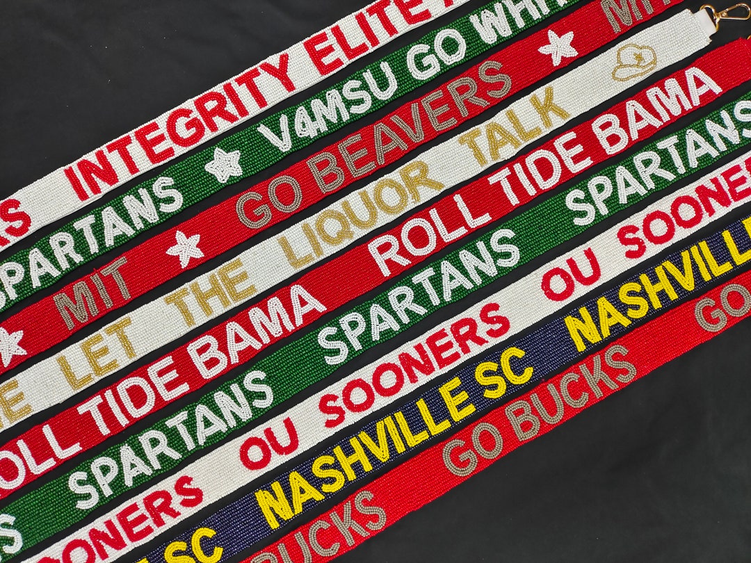 Beaded Purse Strapgame Day Purse Strapintegrity Elite All Stars