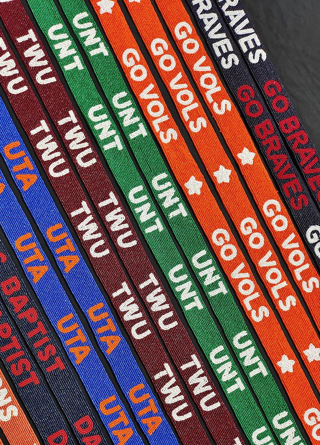 Beaded Purse Strap, Game Day Strap, Cross Body Purse Strap, Go Vols