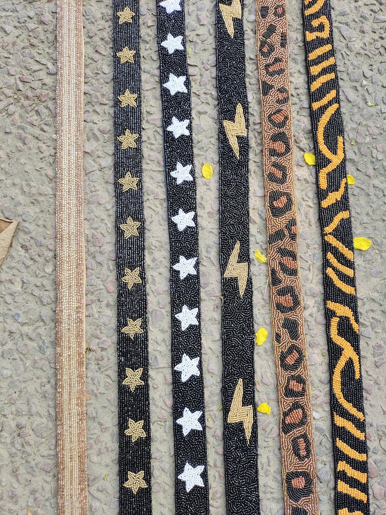 Handmade Beaded Purse Strap Beaded Bag Strap Customised Etsy