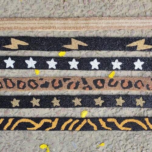 Handmade Beaded Purse Strap Beaded Bag Strap Customised Etsy