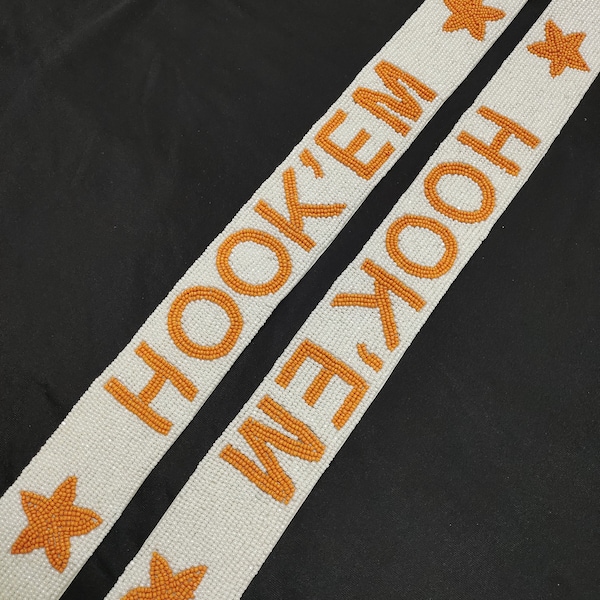 Gig Em Beaded Strap Etsy