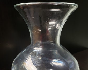 Blenko optic crystal vase